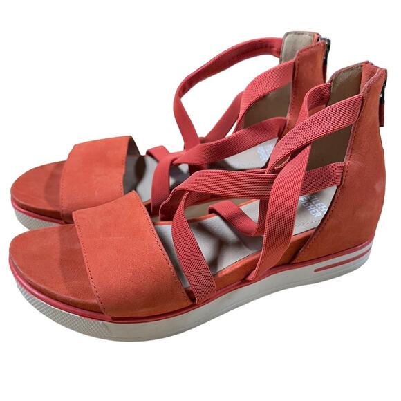 Eileen Fisher Star TN Sandals Orange Women's Size 6 Excellent Used Condition - Picture 4 of 8